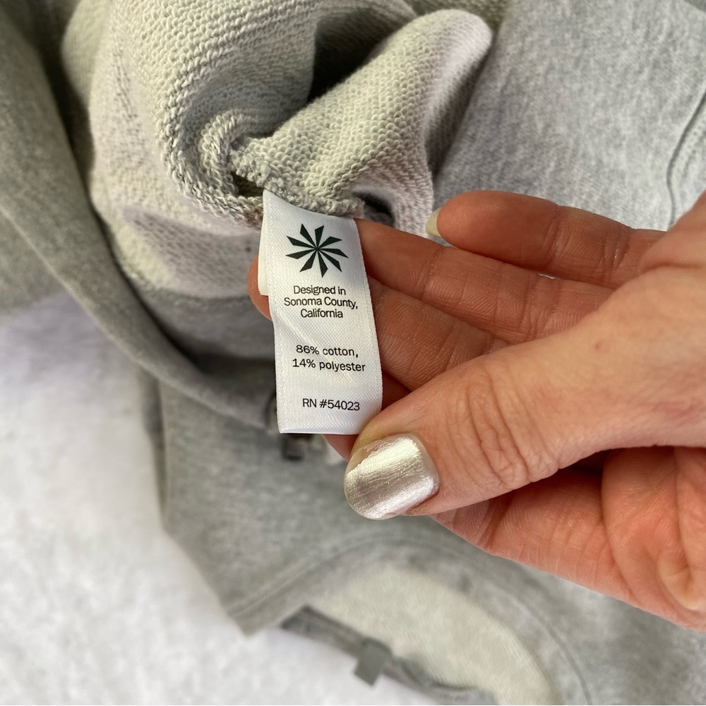 Athleta Gray Side Zip Pullover Sweater Sweatshirt - image 6